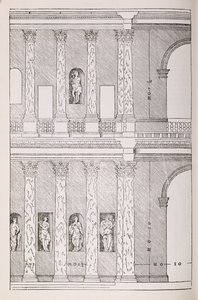 Plaza Romana, ilustración de una copia facsímil de 